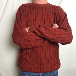 Consensus Sportswear Red Knit Sweater